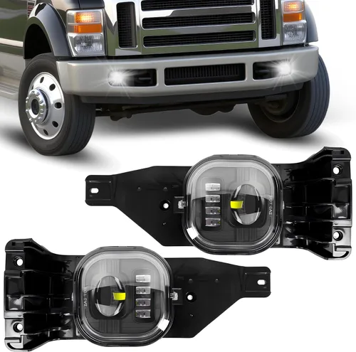 Miniatura 18 de Luces antiniebla LED y DRL para compatibles con Dodge Dakota 1997 1998 1999 2000/Dodge Durango 1998-2000, un par de luces antiniebla delanteras
