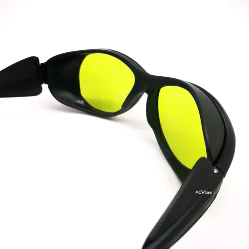 Miniatura 7 de MCWlaser Gafas de seguridad láser para 190-440 y 780-900nm, 900-1100nm, 10600nm típico para 355nm 405nm 808nm 980nm 1064nm 10600nm EP-17 estilo 2
