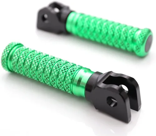 Miniatura 10 de MC MOTOPARTS POLE - Clavijas de pie delanteras elevadoras de extensión CNC de 0.984 in compatibles con YZF R3 2015-2017