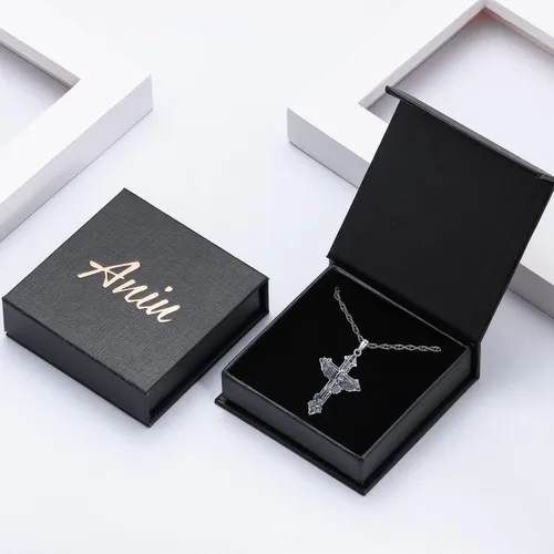 Miniatura 7 de Aniu Collar de plata de ley S925 de San MiguelSan CristópaloSan BenitoSan Jesús para hombres y mujeres, arcángel, RaguelUriel, colgante de amuleto