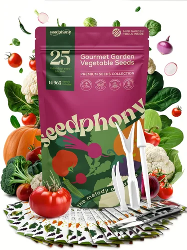 Miniatura 9 de Paquete variado de 23 semillas de lechuga y verduras para ensalada, más de 25,000 semillas de hojas tradicionales sin OGM para plantar lechugas