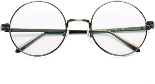 Miniatura 13 de Pro Acme Lentes transparentes con marco de metal redondo retro sin receta
