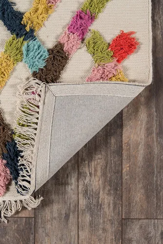 Miniatura 4 de Novogratz by Momeni Rugs Indio - Alfombra contemporánea 100% de lana hecha a mano, 3 pies x 5 pies, multicolor (INDIOIND-3MTI3050)