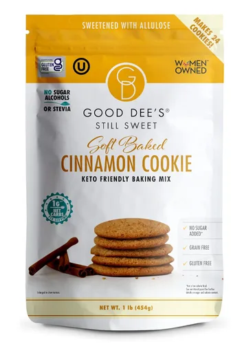 Miniatura 11 de Good Dees Mezcla para Hornear Baja en Carbohidratos, Mezcla para Galletas de Azúcar, Mezcla para Hornear Keto, Sin Azúcar Añadido, Sin Lácteos, Sin
