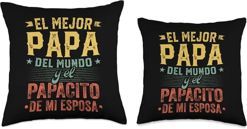 Miniatura 3 de El Mejor Papa Regalo Para Papa Camisa De Hombre Mejor Papa Mundo para Dia Del Padre - Almohada (16 x 16 pulgadas), multicolor