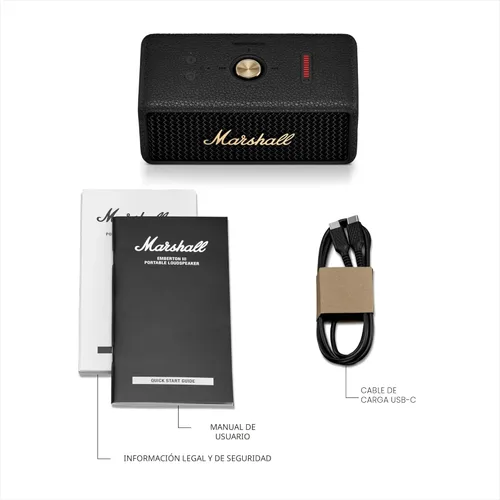 Miniatura 9 de Marshall Emberton III - Altavoz Bluetooth portátil, diseño resistente e impermeable IP67, sonido estéreo fuerte, graves profundos con tiempo