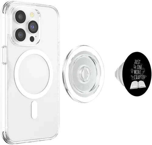 Miniatura 3 de Regalos para lectores, solo un capítulo más, libros de lectura PopSockets MagSafe PopGrip para iPhone