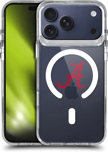 Miniatura 375 de Head Case Designs Funda de gel suave con licencia oficial de la Universidad de Alabama UA Collage compatible con Apple iPhone 13 Pro Max