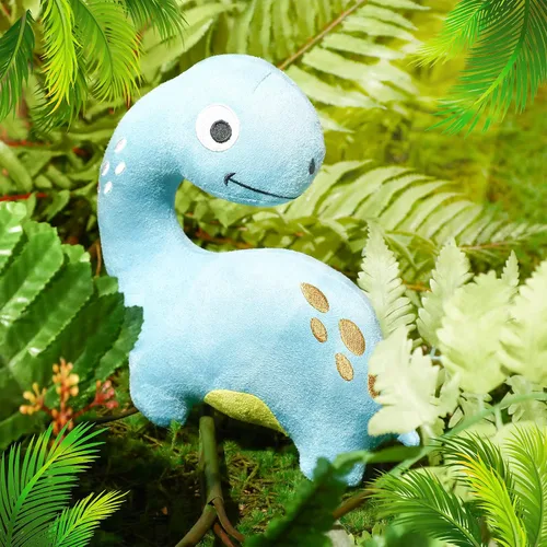 Miniatura 4 de Aoriher Paquete de 4 juguetes de peluche de dinosaurio de 9 pulgadas, adorables juguetes de peluche de dinosaurio para niños, bebés, regalos