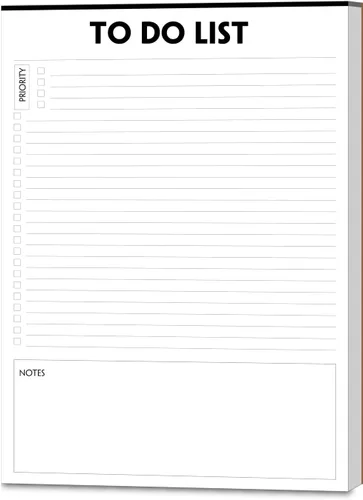 Miniatura 5 de Nokingo Libreta de Tareas - 5.5"x8.2", 50 Hojas, Cuaderno de Tareas con Lista de Verificación y Organización, Desengrapable, Escritura Simple
