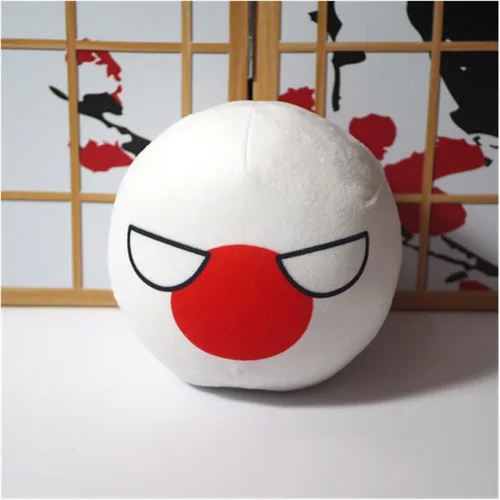 Miniatura 70 de Polandball Countryballs Muñeco de peluche Ucrania España Hungría Portugal Rumanía Grecia Austria México Polonia Ball (15,3.8 pulgadas)