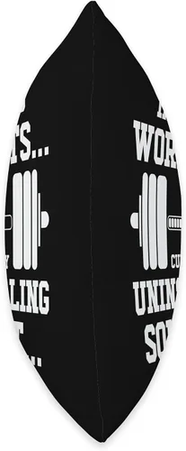 Miniatura 2 de Workout Gym Weight Training Body Building Powerlifting Throw Pillow