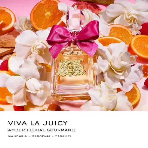 Miniatura 3 de Juicy Couture Viva La Juicy Eau De Parfum, Perfume para Mujer con Notas de Mandarina, Gardenia y Caramelo, Floral & Dulce, EDP Spray