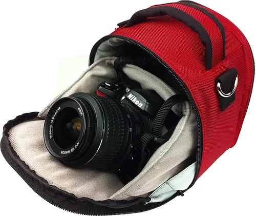 Miniatura 5 de Transporte para Nikon CoolPix W150, B600, A1000, Z50, D780, Z7, Z6, D3500, W300, Rojo