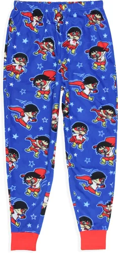 Miniatura 5 de Komar Kids Ryan's World Super Hero - Conjunto de pijama de manga larga para niños