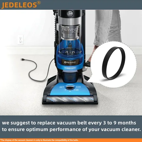 Miniatura 5 de JEDELEOS Correas de repuesto para aspiradora vertical Hoover Elite Rewind Plus UH71003 UH71009 UH71011 UH71012 UH71013 UH71200 UH72003 UH72011