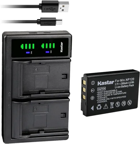 Miniatura 8 de Kastar Cargador de batería USB LTD2 compatible con batería EXFO XW-EX003, AXS-100, AXS-110, AXS-110 OTDR, FIP-400-D, FLS-600, FPM-600, FVA-600