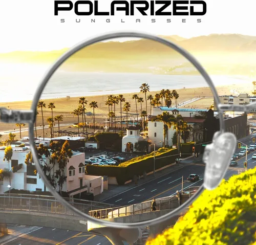 Miniatura 55 de KANASTAL Gafas de sol redondas polarizadas para mujeres y hombres, estilo hippie con protección UV400