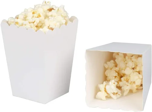 Miniatura 6 de Cajas de palomitas de maíz de oro rosa mini caja de palomitas de maíz para fiesta, paquete de 36 Rosa - oro