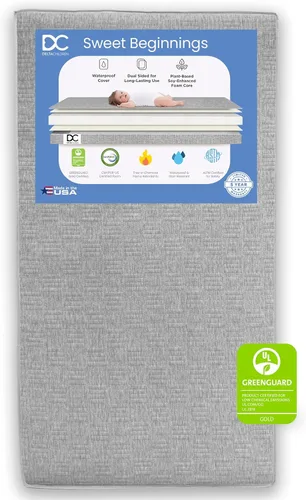 Miniatura 7 de Delta Children Sloane Crib - Juego de muebles de bebé de 7 piezas, incluye: cuna convertible, cómoda, cambiador, colchón de cuna, sábanas bajeras