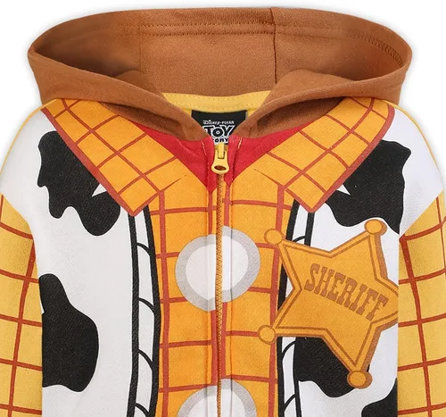 Miniatura 9 de Disney Toy Story Woody or Buzz Lightyear - Sudadera con capucha y cremallera para niños pequeños
