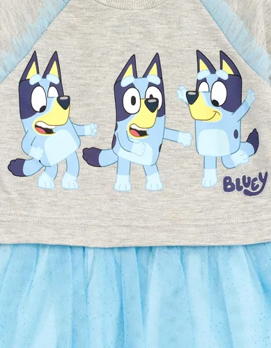 Miniatura 2 de Bluey Vestido de rizo francés para niñas pequeñas a grandes
