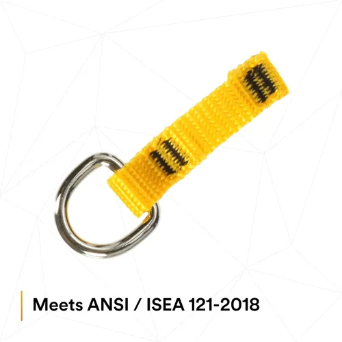 Miniatura 7 de 3M DBI-SALA Protección contra caídas para herramientas, 1500003, punto de fijación con un solo anillo en D, 05 x 225 pulgadas, en un extremo