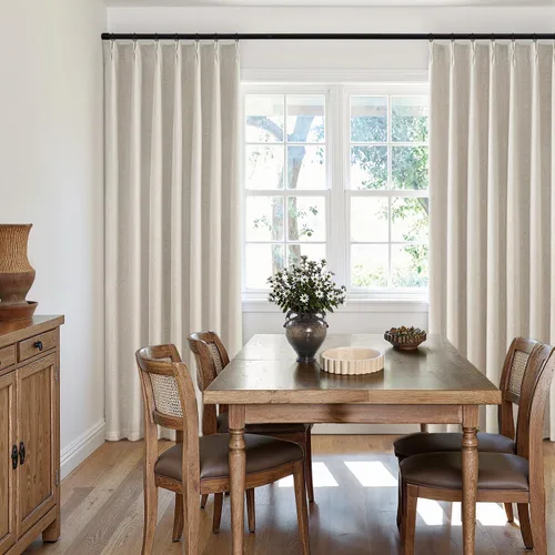 Miniatura 7 de MIULEE - Cortinas de lino beige con pliegues a presión 100% opacas para dormitorio, cortinas de ventana con memoria y bloqueo de luz para oscurecer