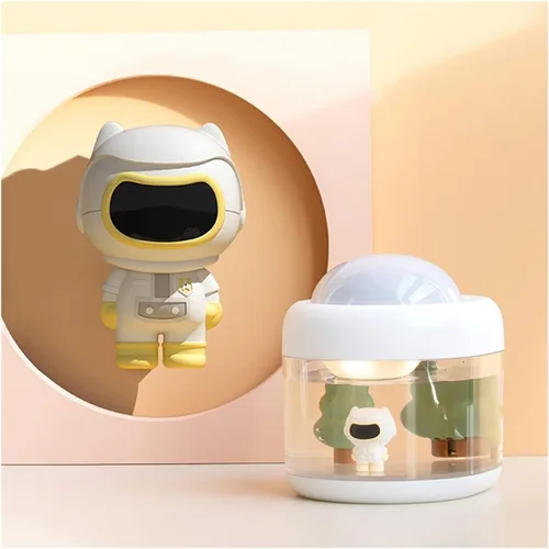 Miniatura 8 de Humidificadores para dormitorio, lámpara de proyección, humidificador de aire inalámbrico, batería de 2000 mAh, proyector recargable, humidificador
