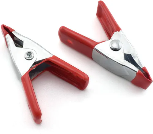 Miniatura 2 de 12 abrazaderas de resorte de metal de 2 pulgadas resistentes para carpintería y camping (apertura máxima de 0.8 pulgadas)