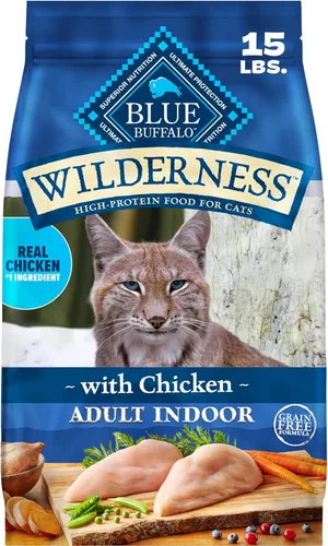 Miniatura 13 de Blue Buffalo Wilderness Nature's Evolutionary Diet - Alimento seco natural sin granos con alto contenido de proteínas, para gatos adultos, pollo