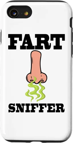 Miniatura 18 de Fart Sniffer Shirt, Gross Dad Joke Shirt, Weird Funny Fart Case for iPhone 17