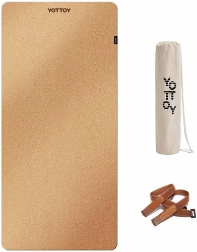 Miniatura 9 de YOTTOY Esterilla de Yoga, Esterilla de Yoga Caliente Antideslizante con Diseño Anti-desgarro y Goma Natural Ecológica con Correa y Bolsa