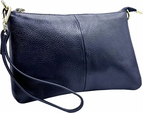 Miniatura 2 de Beurlike Cartera de cuero para mujer, bolso cruzado pequeño para teléfono
