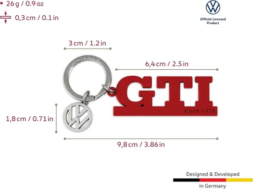 Miniatura 3 de BRISA VW Collection - Llavero de metal Volkswagen con diseño GTI