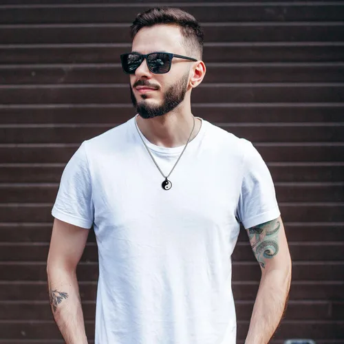 Miniatura 3 de GAVU Collar Fengshui Yin Yang para hombre