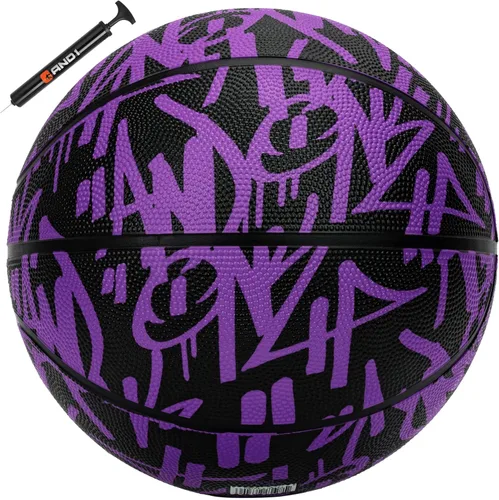 Miniatura 4 de AND1 Fantom Graffiti - Baloncesto de goma para uso en interiores y exteriores, construcción de canal profundo y durabilidad