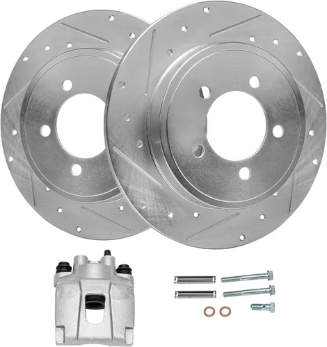 Miniatura 94 de Detroit Axle - Kit de freno delantero para Chevrolet Equinox Pontiac Torrent Suzuki XL-7, 08-10 Saturn Vue, 12-15 Captiva Sport Reemplazo 2008 2009