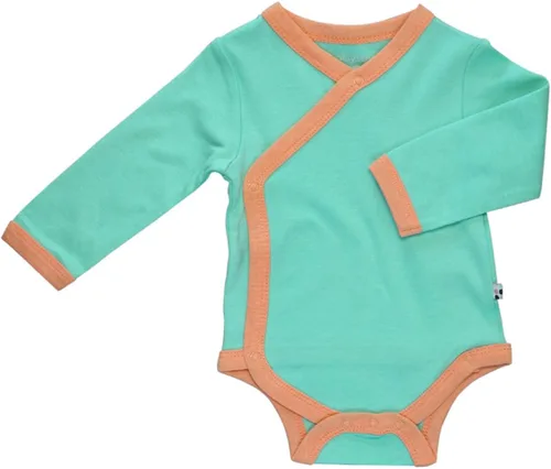 Miniatura 28 de Babysoy Kimono de algodón orgánico de manga larga Onesie Bodysuit