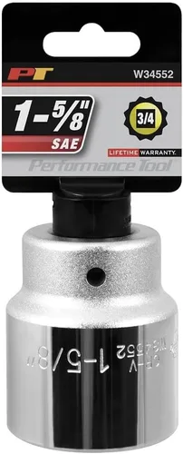 Miniatura 7 de Performance Tool W34855 - Llave de vaso estándar de 12 cantos de 3/4" 55mm