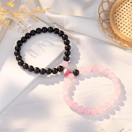 Miniatura 3 de PINKDODO Couples Bracelets for Boyfriend Girlfriend Women Men Lovers Friends