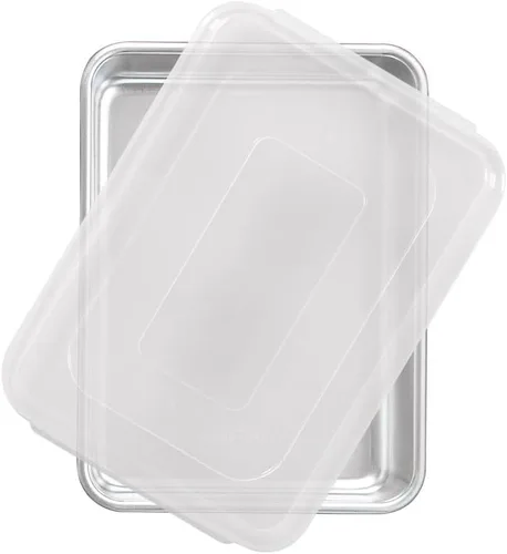 Miniatura 8 de Nordic Ware Pan de torta rectangular comercial de aluminio natural