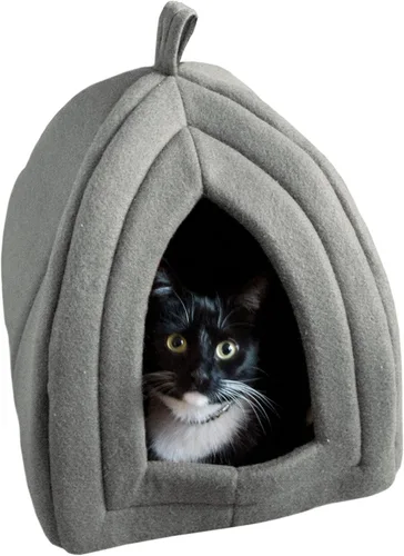 Miniatura 8 de Cat House - Indoor Cat Bed with Removable Foam Cushion - Pet Tent for Kittens, Rabbits, Guinea Pigs, and Other Small Animals by PETMAKER Rosa