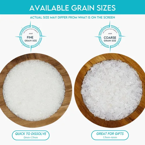 Miniatura 3 de LA Salt Co.'s - Sal del Mar Muerto 100% pura y natural, bolsa de 55 libras, grano fino