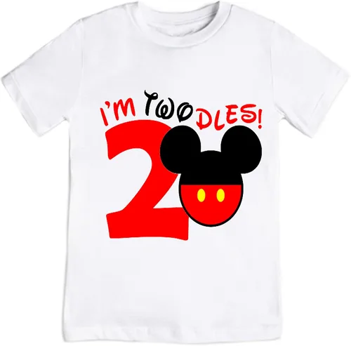 I'm Twodles Second Birthday Shirt TWOdles Mickey Second Birthday Shirt oh Twodles Mickey Birthday Outfit Mouse Mickey 3rd 2nd Birthday Shirt I'm