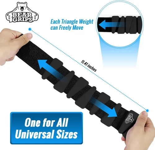 Miniatura 2 de Bear Grips Pesas de muñeca y tobillo – Equipo de gimnasio en casa, correas de entrenamiento para hombres y mujeres, equipo de entrenamiento, pesas