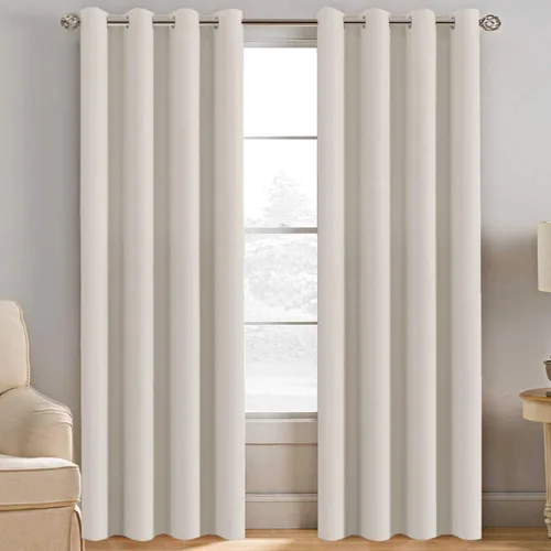 Miniatura 52 de H.VERSAILTEX - Cortinas blackout con aislamiento térmico y ojales en la parte superior, para patios, puertas correderas y división de habitaciones