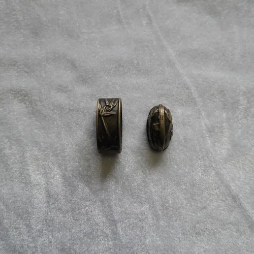 Miniatura 15 de Espada samurái japonesa KOSHIRAE – Aleación de Fuchi Kashira 01-44