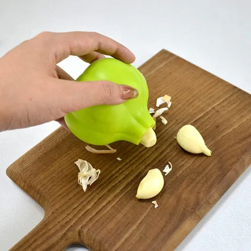 Miniatura 6 de CALLARON Pelador de ajo de silicona, 2 piezas, pelador de ajos, removedor de piel de silicona, tubo de pelado, herramientas de cocina para el hogar