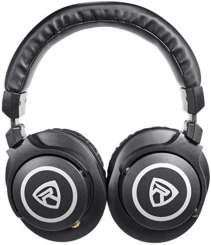 Miniatura 5 de Rockville PRO-M50 - Auriculares de estudio con cable de bobina desmontable, estuche+almohadilla extra para los oídos, plata, mediam